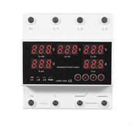 Automatic Transfer Switch 3 Way 63A with Adjustable Delay and Priority Settings Over Under Voltage Protection for Reliable Power Switching