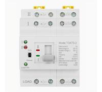 Automatic Transfer Switch, Dual Power Switch, Backup Power System, Seamless Transition, 2P/4P 63A AC220V, IP30 Protection, DIN Rail Mount for Home and Commercial Use(4P 63A 220V)