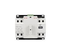 Automatic Transfer Switch,Single-phase Three-phase 230V 400V 100A ATS Automatic Converter 2P 4P Uninterruptible Dual Power Automatic Transfer Switch (Color : 100A, Size : 4P White) ( Color : 100a , Si