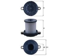 MAHLE HX 229 Automatic transmission filter