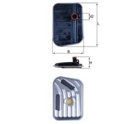 Automatic Transmission Hydraulic Filter Mahle HX273 Fits Ford C-Max Focus