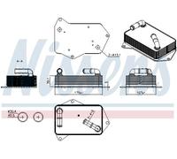 NISSENS 91563 Automatic transmission oil cooler