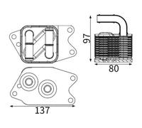 MAHLE CLC 254 000S Automatic transmission oil cooler