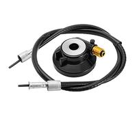 Automatic Transmission Speedometer Driven Gear, 12mm Speedometer Speed Drive Gear with Cable for Motorcycle GY6 Scooter Parts