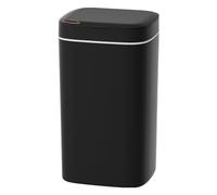 Automatic Trash Can, Do Not Need to Touch Or Bend for Trash Disposal, The Electric Trash Can'S 360° All-Round Vibration Sensing Feature, Smart Trash Can, Can for Toilet, Living Room, Kitchen (Black)