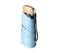 Automatic Travel Umbrella Portable Mini Travel Sun Rain Beach Windproof Small Compact Lightweight Folding For Kids And Adults Outdoor Rain Umbrellas with Lights (B, One Size)