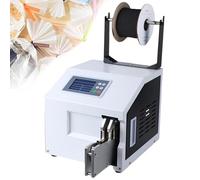 Automatic Twist Tie Machine Commercial Bag Tying Machine 1 Rolls Metallic Wire, for Food, Crafts, Stationery, Bakery, Bundling Diameter 5-30mm Flat Goldenwire