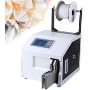 Automatic Twist Tie Machine Commercial Bag Tying Machine 1 Rolls Metallic Wire, for Food, Crafts, Stationery, Bakery, Bundling Diameter 5-30mm Flat Goldenwire
