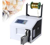 Automatic Twist Tie Machine Commercial Bag Tying Machine 1 Rolls Metallic Wire, for Food, Crafts, Stationery, Bakery, Bundling Diameter 5-30mm Flat Goldenwire