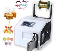 Automatic Twist Tie Machine, Electric Semi Manul Bag Closure, Food Twist Tying Machine Bundling Diameter 0.2-1.2in/5-30mm, with 300m Metallic Wire, Wire Harness Binding Machine