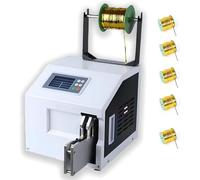 Automatic Twist Tie Machine for Bundling, Gold Wire Sealing Tool, Vegetable Binder, Works with 5-30mm Diameter, Includes 5 Rolls Metallic Twist Tie Wire
