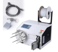 Automatic Twist Tie Machine for Cable Ties, Adjustable Twist Count 2-8 Turns, Compatible with 5-30 mm Diameter, Includes 300m Ties for Factories