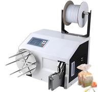 Automatic Twist Tie Machine for Cake Pops, Bundle Diameter 5-30mm, Winding & Binding 2-In-1, Data Setting, 1s Fast Strapping, LCD Screen