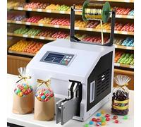 Automatic Twist Tie Machine, Gold Wire Sealing Bundling Machine for Supermarkets Bread Toys, Wire Harness Binding with Digital Screen