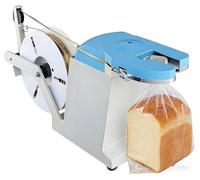 Automatic Twist Tie Machine with 1 Roll Metallic Wire Ties, Gold Wire Sealing Bundling Machine, Semi Auto Sealing Equipment for Bakery Candy Presents