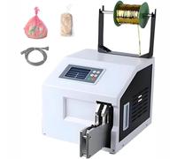 Automatic Twist Tie Machine with LCD Screen, Semi-Automatic Commercial Bundling Equipment for Food and Retail Items