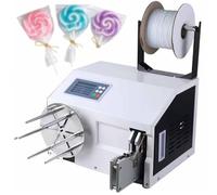 Automatic Twist Tie Machine with LCD Screen, Wire Winding Device for Food, Crafts, Markets, Bakeries, and Stationery, Fits 0.19-1.18in Diameter Wire