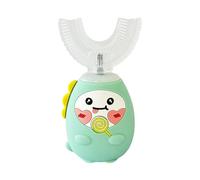 Automatic U Shaped Toothbrush, Electric Silicone Head 10.16x4.17cm, 3 Modes Cleaner for Kids Age 2 to 6, Deep Cleaning, Mouth Hygiene Use