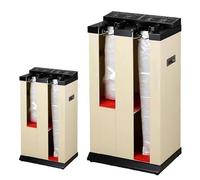 Automatic Umbrella Bag Dispenser, Commercial Wet Umbrella Wrapper with 200 Bags, Durable Metal Stand for Hotels Offices, Easy Access U-Shaped Slot