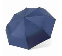 Automatic Umbrella, Compact Umbrella Mini Umbrella Folding Small Umbrella Auto Open Travel Umbrellas for Rain (Dark Blue)