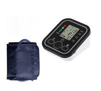 Automatic Upper Arm Blood Pressure Monitor for Home Use Digital BP Machine with Heart Rate Monitor, Large LCD Display, Adjustable Arm Cuff Black
