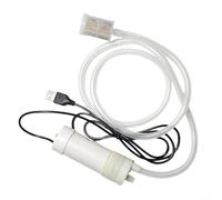 Automatic USB Electric Self-Priming Siphon Pump for Industrial Cutting Grooving Machines, Submersible Water Controller with Stainless Steel Filter, Efficient 4-5 Lbs Per Minute Flow Rate(1 Meter)