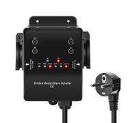 Automatic vacuum switch, Briidea vacuum on/off with additional socket to prevent overload and trigger of the circuit, adjustable trigger threshold