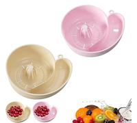 Automatic Vegetable and Fruit Washer - Snail-Shape Rotating Vegetable Strainer,Snail Drain Basket Berry Washer Spinner Bowls,Portable Drainer Fruits Washing Basin for Home Kitchen