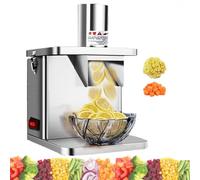 Automatic Vegetable Chopper Dicer Slicer, Multifunctional Kitchen Tool for Effortless Onion Potato Veggie & Fruit Cutting with Interchangeable Blades
