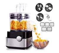 Automatic Vegetable Dicing Machine & Meat Mincer, 600W Electric 5-in-1 Food Processor, 5L Large Veggie Chopper Slicer for Commercial Kitchen & Canteen