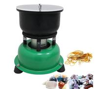 Automatic Vibratory Tumbler, 80w Lapidary Machine Advanced Vibrating Tumbler, Jewelry Polishing Jade Agate Metal Polisher Grinder Tool, Vibration Clean,for Amber/Turquoise/Wood/Coins