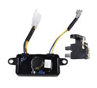 Automatic Voltage Regulator Avr For Single Phase 2kw 3kw Generator Compatible With 168f 170f Gx160 Gx200 Gx210 Engine Electric Start Black Unit With Carbon Brush Kit(Ordinary model)
