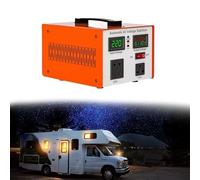 Automatic Voltage Stabilizer,High Precision Heavy Duty AC Voltage Regulator Single Phase Industry Use Variable Power Supply Power Conditioner with LED Display,3000W-110V(1500w,220V)