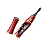 Automatic Warmed Eyelashes Curler with Thin ABS Body, Red | Thermo Safe ABS with Heating Technology, Damage Complimentary Curlingstone, Unforced Charm Routine