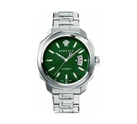 Versace - VEAG00122 Men's Automatic Manual Winding Mechanical Fashion Bracelet and Case Stainless Steel Grey Dial Analogue Green