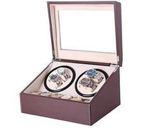 Automatic Watch Winder 4+6 Watches Display Leather Storage Piano Paint Black Gloss Deluxe Silent Motor Rotation 2020 little surprise