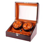 Automatic Watch Winder 4Slot Automatic Watch Winder Holder Display Storage Case Mechanical Wristwatch Rotate Box 100-240VHand Tool Sets little surprise