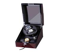 Automatic Watch Winder,Watches Winder Storage Display Case Box with Rotation Quiet Motor Deluxe Solid Wood Exterior and Soft Flexible Beautiful Home