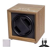 Automatic Watch Winder with Soft Flexible Watch Pillow AC Adapter Quiet Motor 2 Rotation Modes 1 Slot