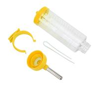Automatic Water Bottle Dispenser for Hamster, No Drip Drinking Fountain for Small Pets, PP + Stainless Steel for Rabbit Hamster (GLOGLOWrhog1qcw9b-18)