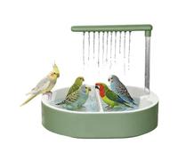 Automatic Water Bottle for Cage - USB Powered with Automatic Bath | Bird Drinker for Wavy Parrots, Mandarin Diamonds, Cockatiels, Conures, Inseparables, Ashes, Gabbi