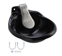 Automatic Water Bowl, Steel Large Capacity Livestock Drinking Waterer for Horse Goat Sheep Cattle Easy to Install with Continuous Clean Water Supply