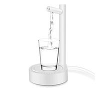 Automatic Water Dispenser, Electric Desktop Water Bottle Dispenser, USB Water Dispenser, 7 Levels Quantitative Automatic Water Dispenser, Portable Water Bottles Pump for Home, Camping (White)