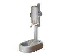 Automatic Water Dispenser for Cats, Height-Adjustable Drinking Bowl for Dogs, 750 ml, Standing, Drip-Proof Dog Bowl with a Stand, for Hamsters, Squirrels and Hedgehogs
