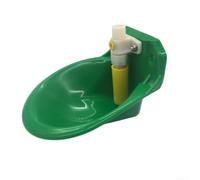 Automatic Water Dispenser for Cattle Goats Horses Sheep Pigs Plastic with Copper Valve Efficient Hydration Feeder and Waterer 21x18 5x15cm Green Easy Installation Continuous Fresh (Plastic)