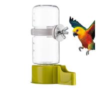 Automatic Water Dispenser for Parrot Cage Water Feeders 140 ml | 1 x Green Fluid Feeder | Small Medium | Hanging Feeders for May