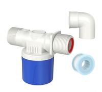 Automatic Water Level Control Float Valve 1 Inch Side Inlet Design With Stainless Steel Components Built-in Water Tank Filler For Livestock Watering Systems Hydroponics (A)