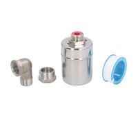 Automatic Water Level Control Valve | 304 Stainless Steel Float Valve for Reservoirs/Pools/Solar Systems | DN20 Thread Food Grade Safe | 0-100°C Temperature Range