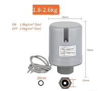 Automatic Water Pressure Switch Controller for Self-Priming, & Garden Pumps - 3/8" Internal / 1/4" External Thread, 1.5-3.0 kg(3/8 1.8-2.6KG)