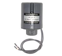 Automatic Water Pressure Switch Controller, Round Adjustable Water Pump Switch 1.8~2.6bar, Zinc Alloy Base with Silver Double Contact Clutch, for Cold and Hot Water Self Priming Pu